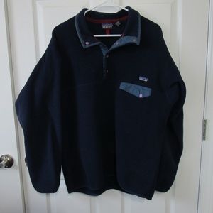 Patagonia Synchilla men’s navy blue/pink